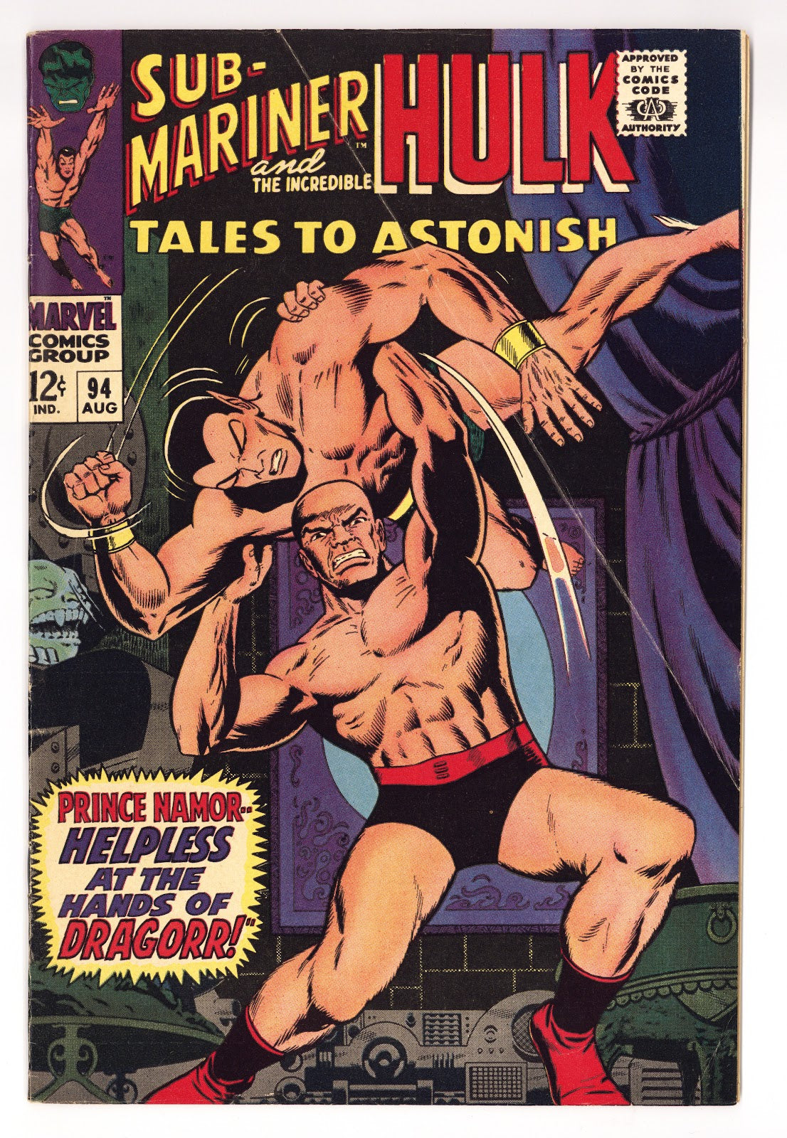 Tales to Astonish Vol 1 94  VG+ (4.5)   (1967)