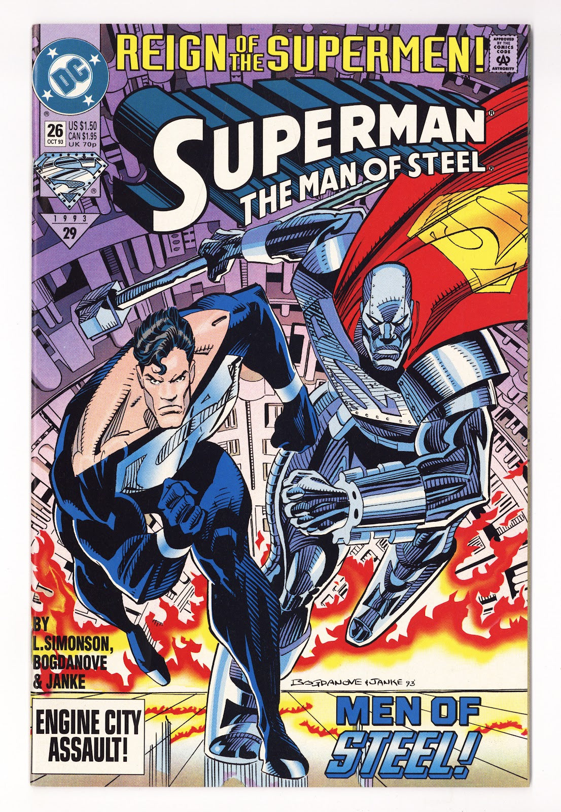 Superman: The Man of Steel   26  High Grade   (1993)   Direct  