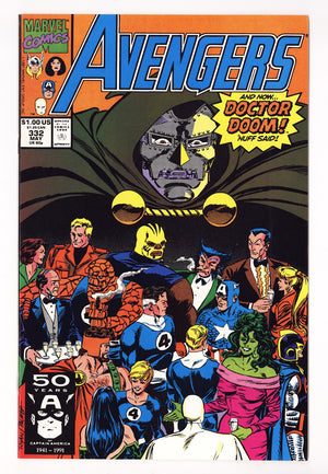 The Avengers Vol 1 332 High Grade (1991)