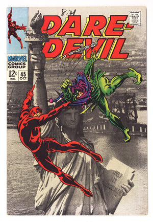 Daredevil Vol 1 45  FN (6.0) Apparent, Bottom Staple Det  (1968)