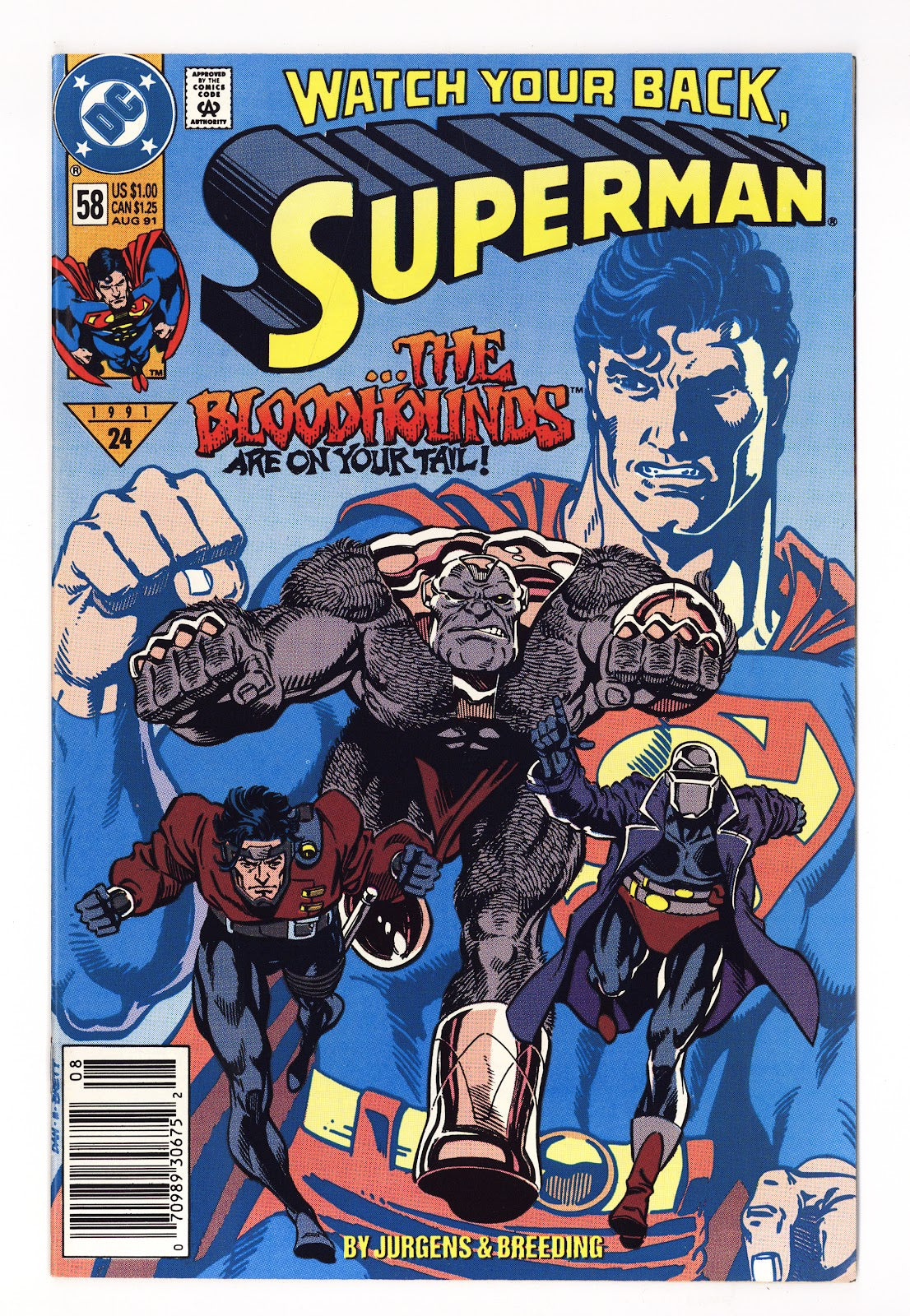 Superman Vol 2 58  High Grade   (1991)   Newsstand  