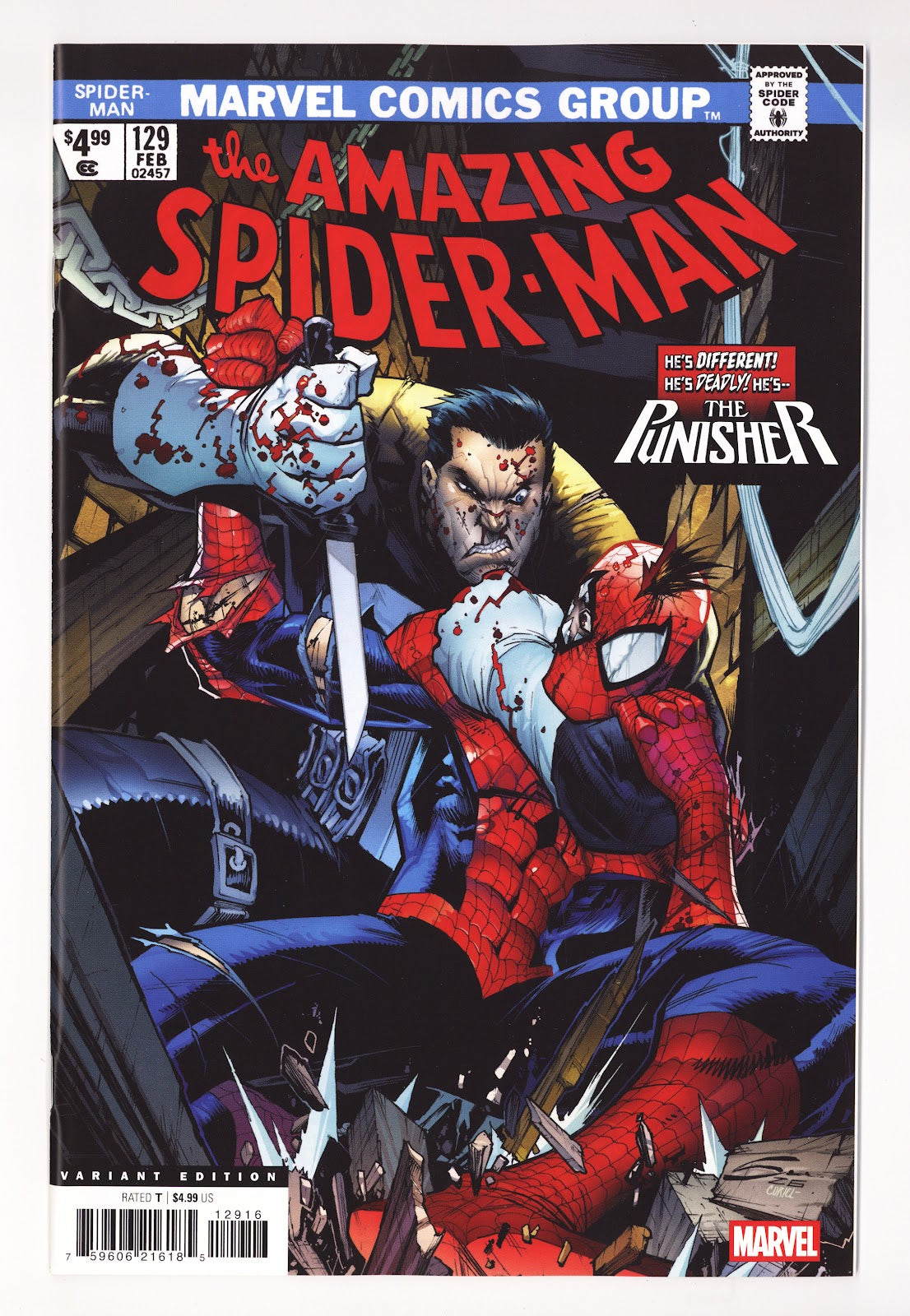 The Amazing Spider-Man Vol 1 129 Sandoval  Facsimile Incentive NM-  (2026)