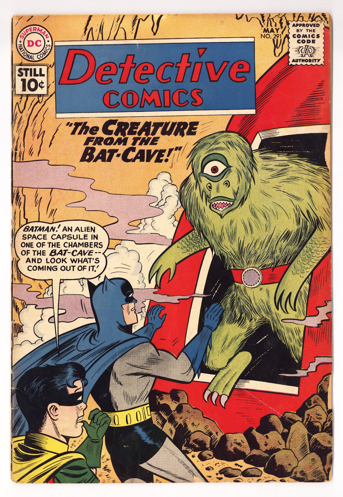 Detective Comics Vol 1 291  PR (0.5) Spine Split  (1961)     