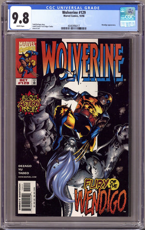 Wolverine Vol 2 129 CGC 9.8 (NM/M) (1998)