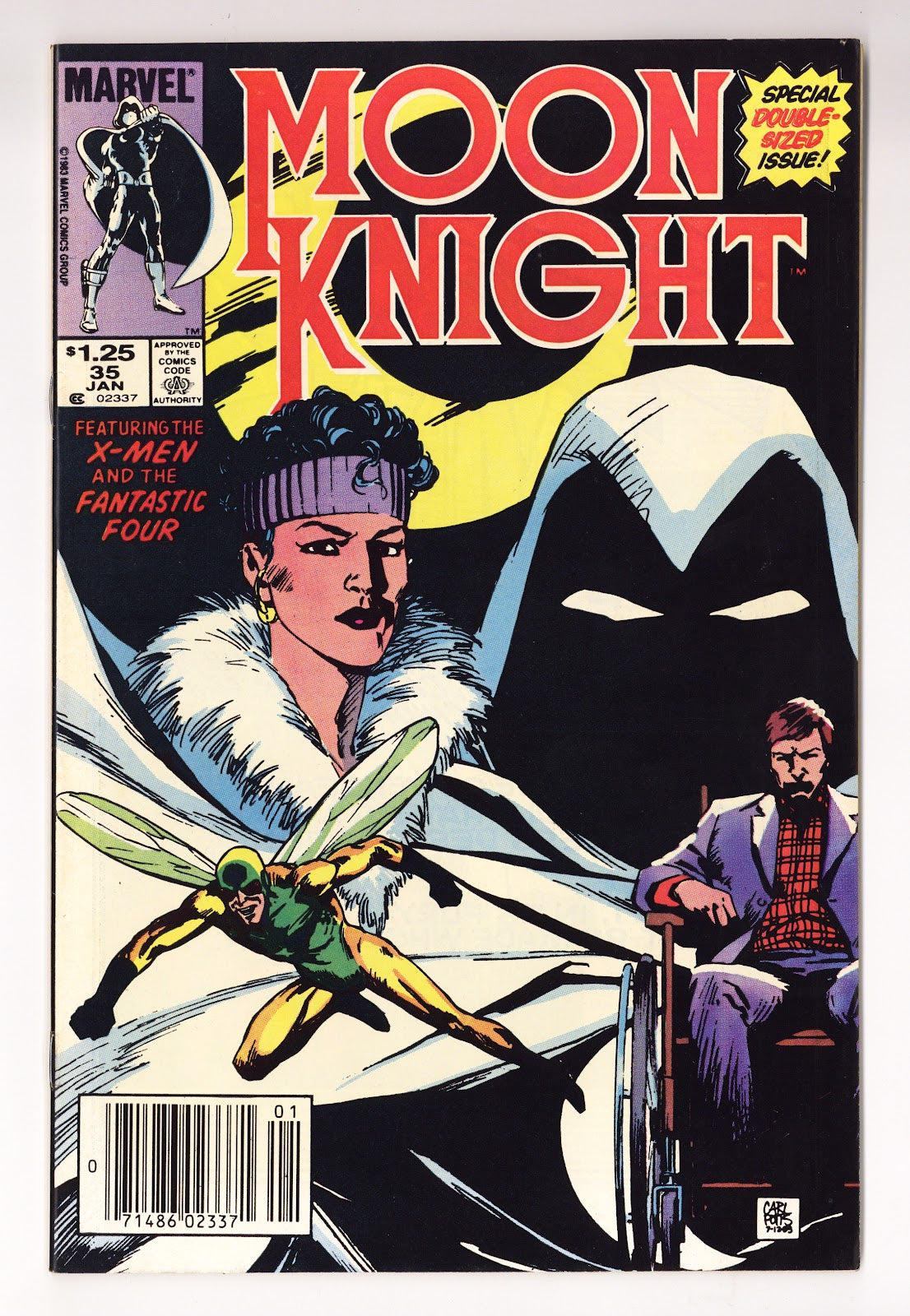 Moon Knight Vol 1 35 NM- (9.2) (1984) Canadian Price Variant 
