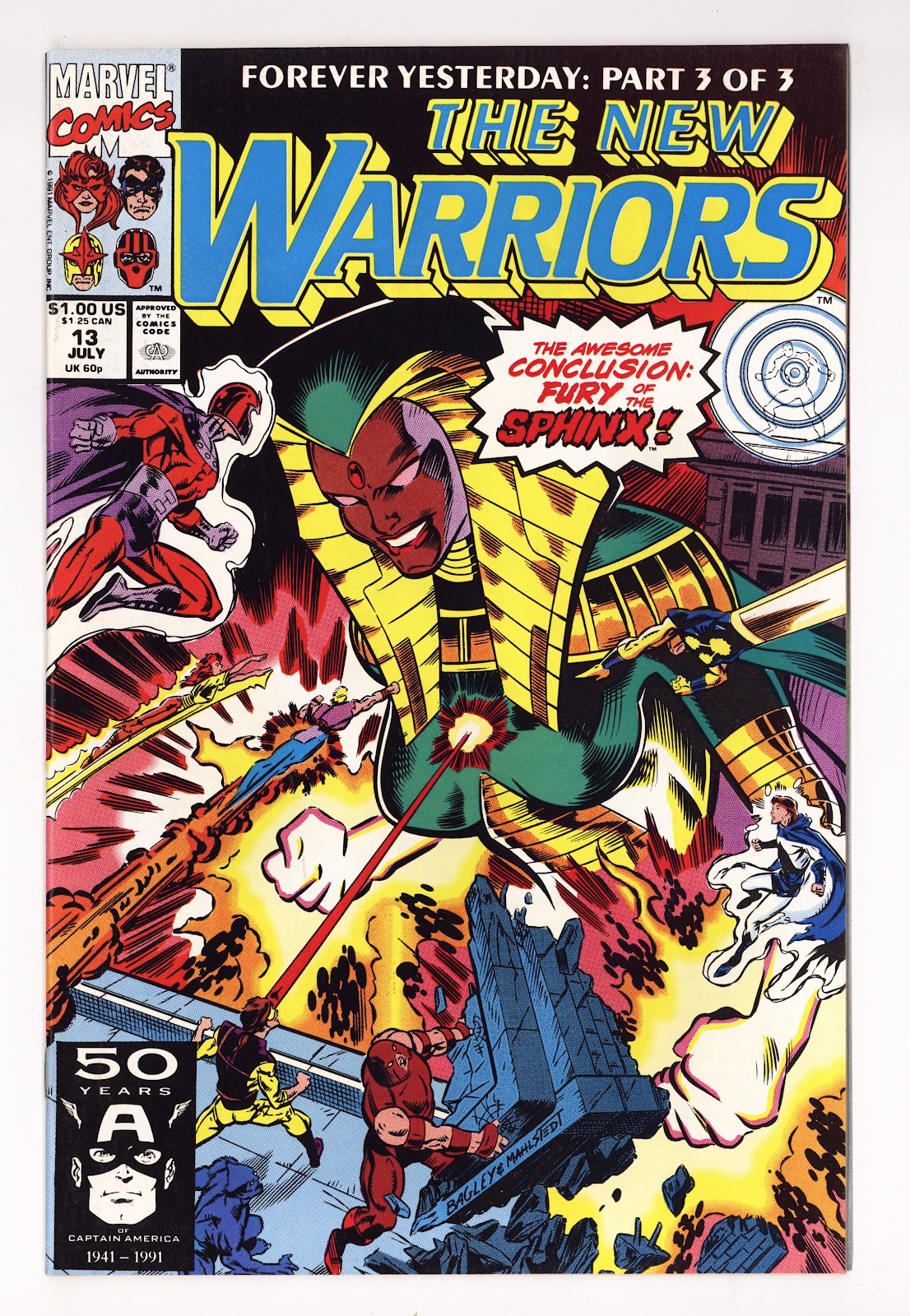 The New Warriors Vol 1 13 Mid Grade (1991) 