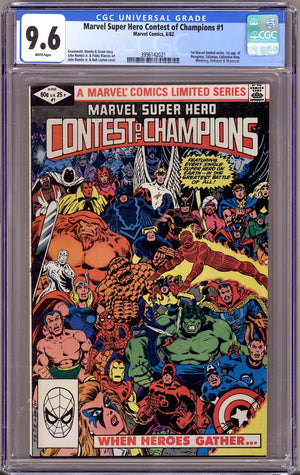Marvel Super Hero Contest of Champions 1 CGC 9.6 (NM+) (1982)