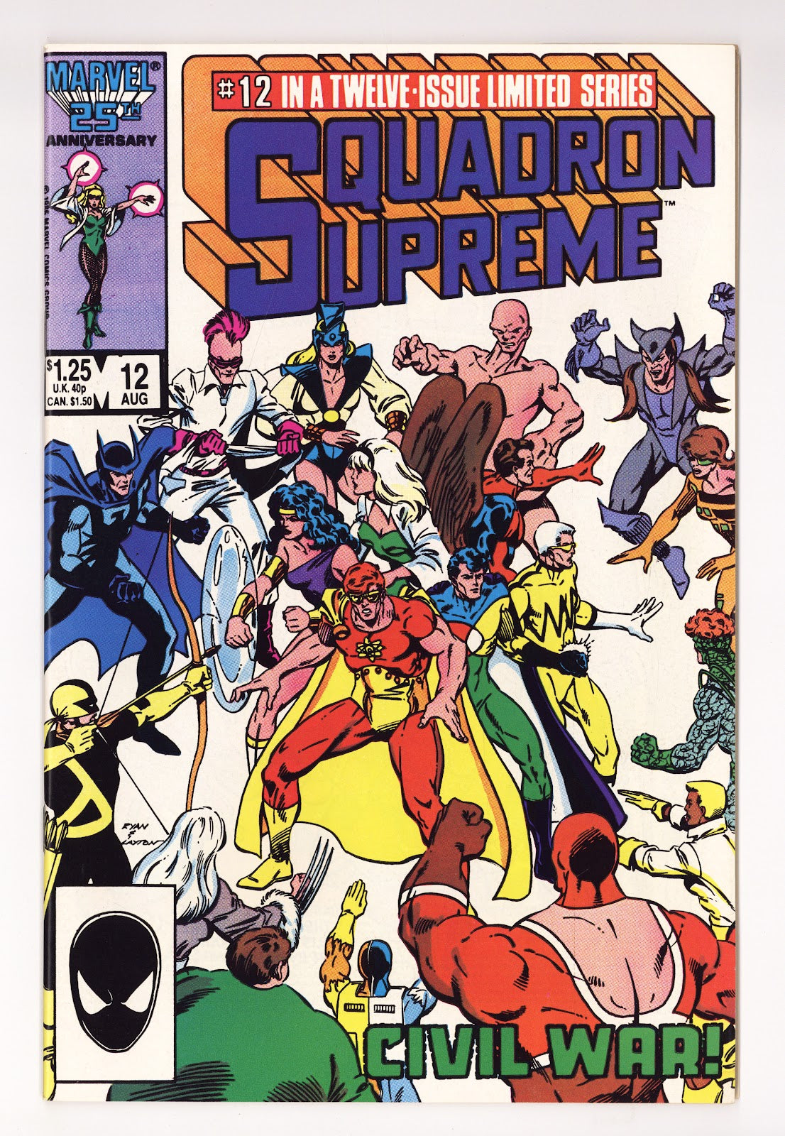 Squadron Supreme Vol 1 12  High Grade   (1986)     