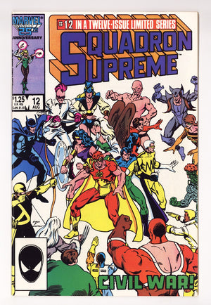 Squadron Supreme Vol 1 12  High Grade   (1986)