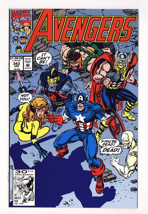 The Avengers Vol 1 343 High Grade (1992)
