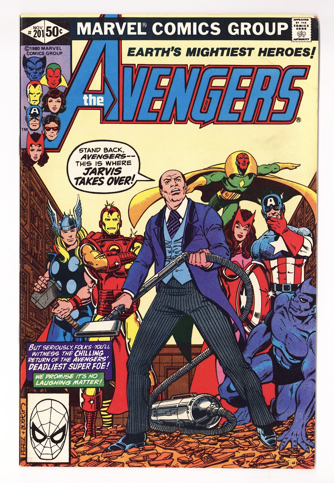 The Avengers Vol 1 201  High Grade   (1980)     