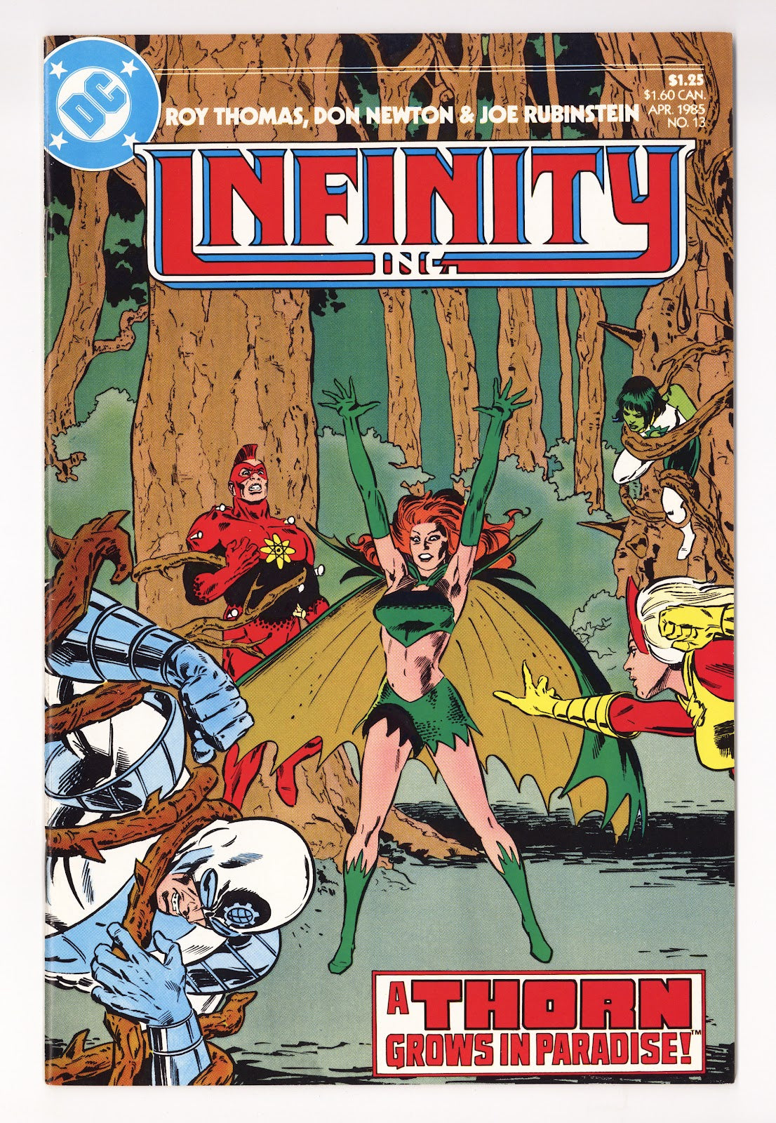 Infinity, Inc. Vol 1 13  Mid Grade   (1985)     