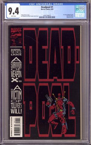 Deadpool: The Circle Chase 1 CGC 9.4 (NM) (1993)