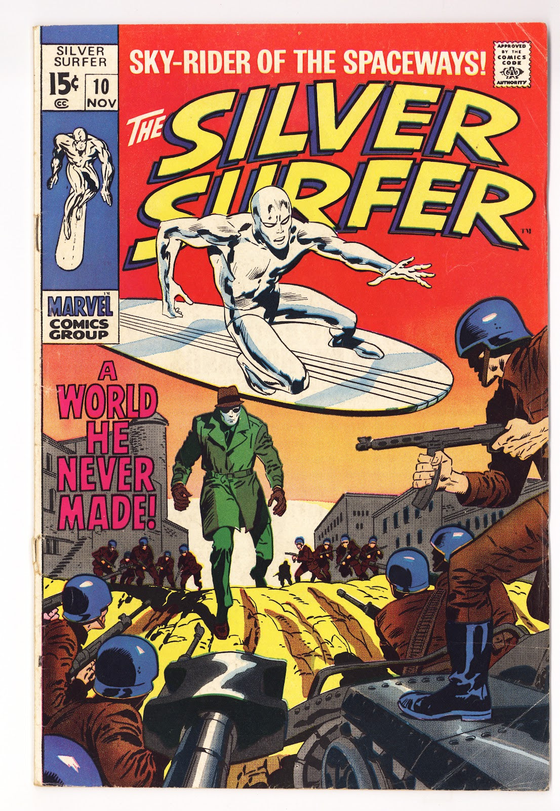 The Silver Surfer Vol 1 10  VG (4.0)   (1969)     