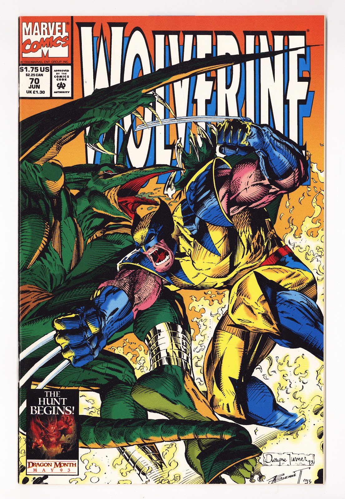 Wolverine Vol 2 70  High Grade   (1993)     