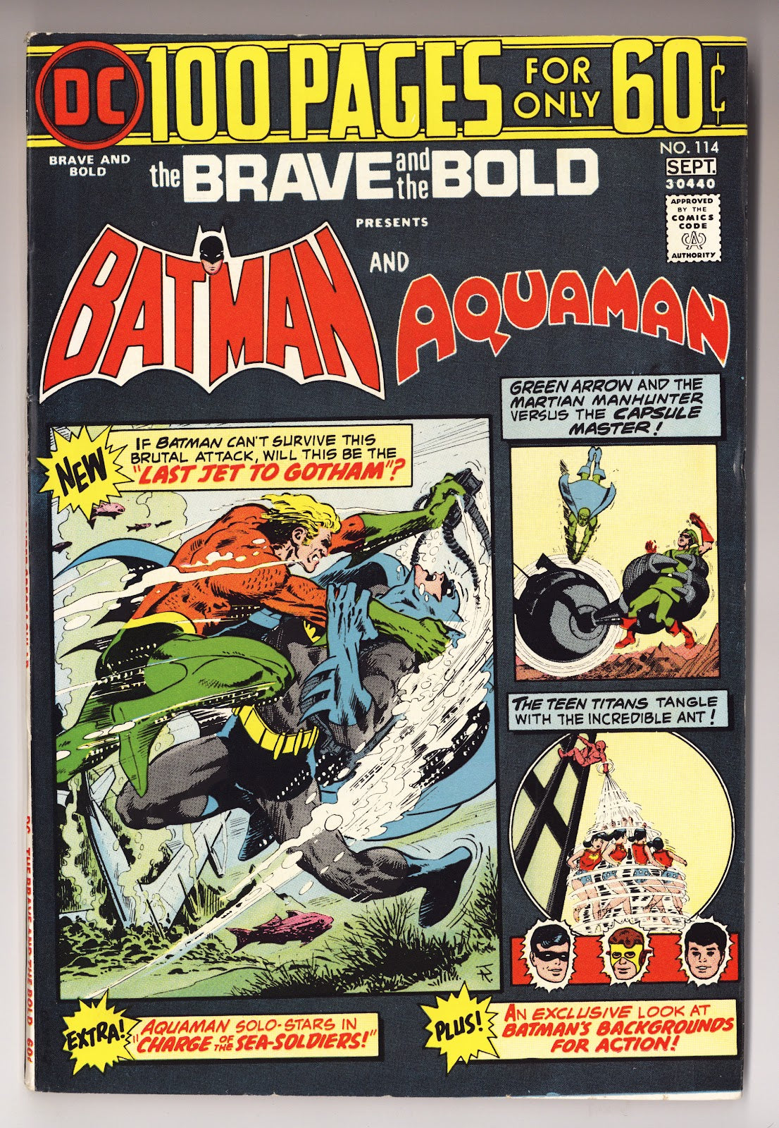 The Brave and the Bold Vol 1 114  VF- (7.5)   (1974)     
