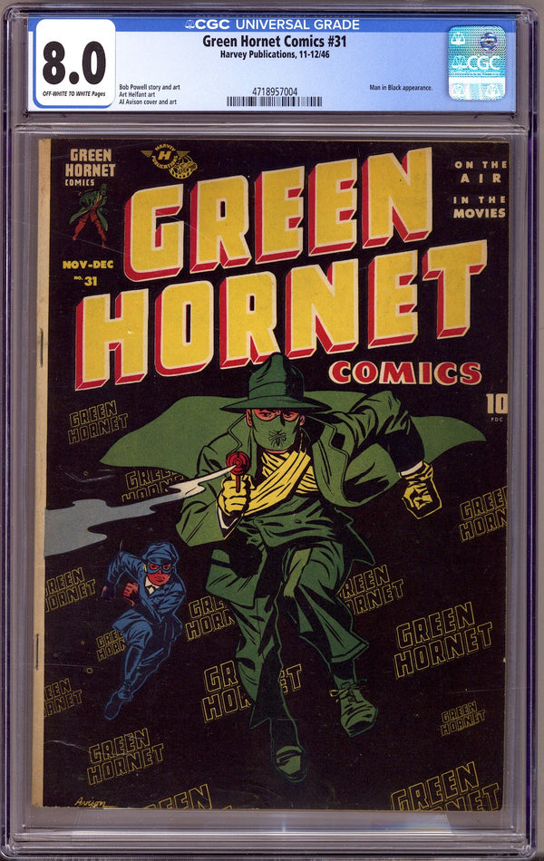Green Hornet Comics 31 CGC 8.0 (VF) (1946)