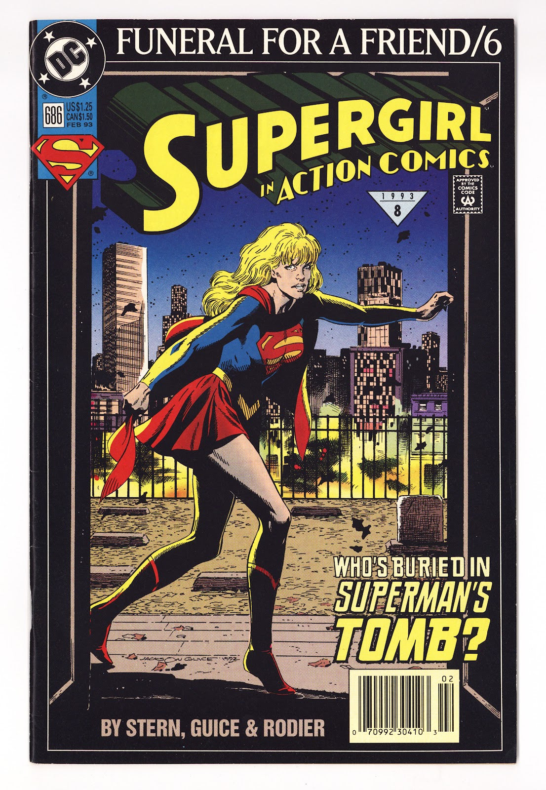 Action Comics Vol 1 686 Mid Grade (1993) Newsstand 