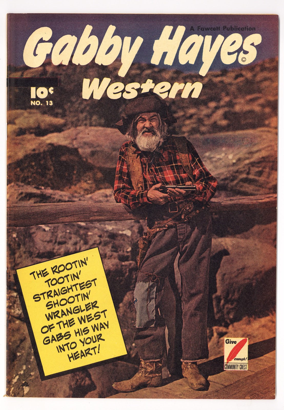 Gabby Hayes Western 13 VF/NM (9.0) (1950) Canadian Edition 