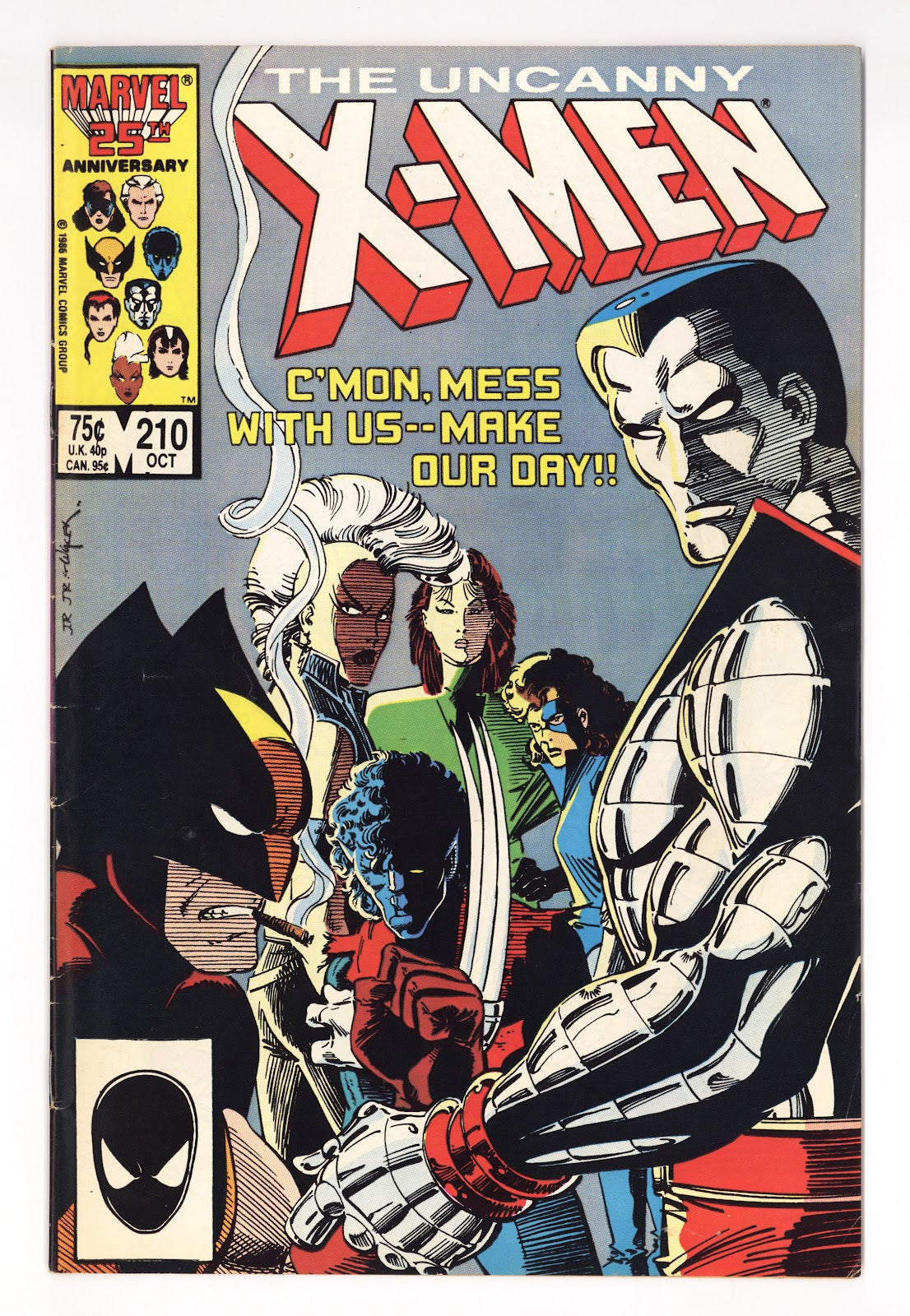 The Uncanny X-Men Vol 1 210  VG+ (4.5)   (1986)     