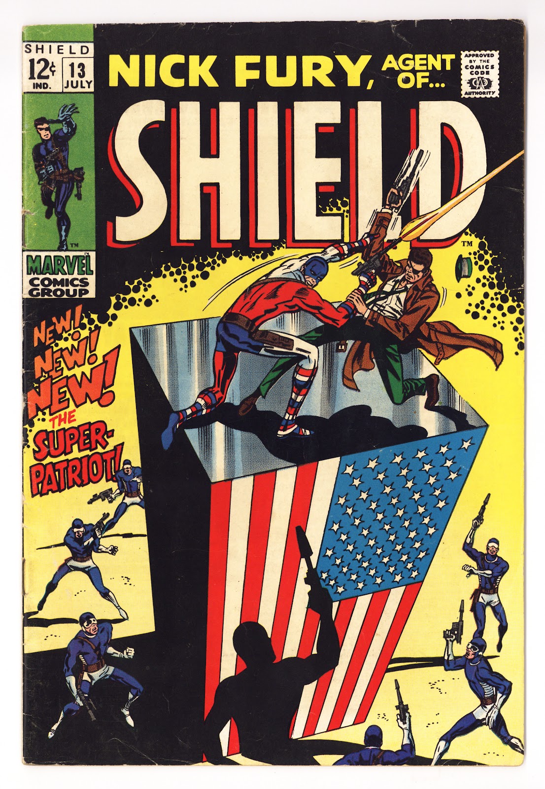 Nick Fury, Agent of SHIELD Vol 1 13  VG+ (4.5)   (1969)     