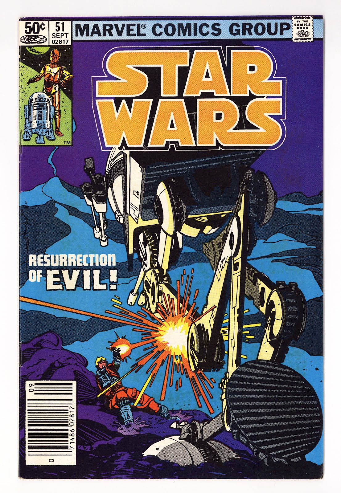 Star Wars Vol 1 51  Mid Grade   (1981)   Newsstand  