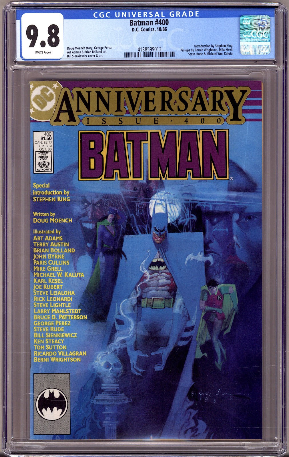 Batman Vol 1 400 CGC 9.8 (NM/M)   (1986)     