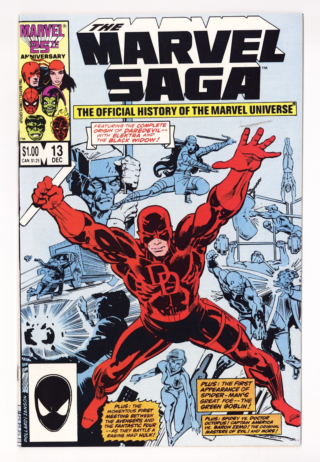 The Marvel Saga the Official History of the Marvel Universe 13 High Grade (1986) Direct 