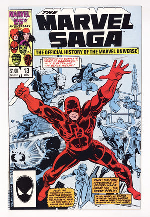 The Marvel Saga the Official History of the Marvel Universe 13 High Grade (1986) Direct