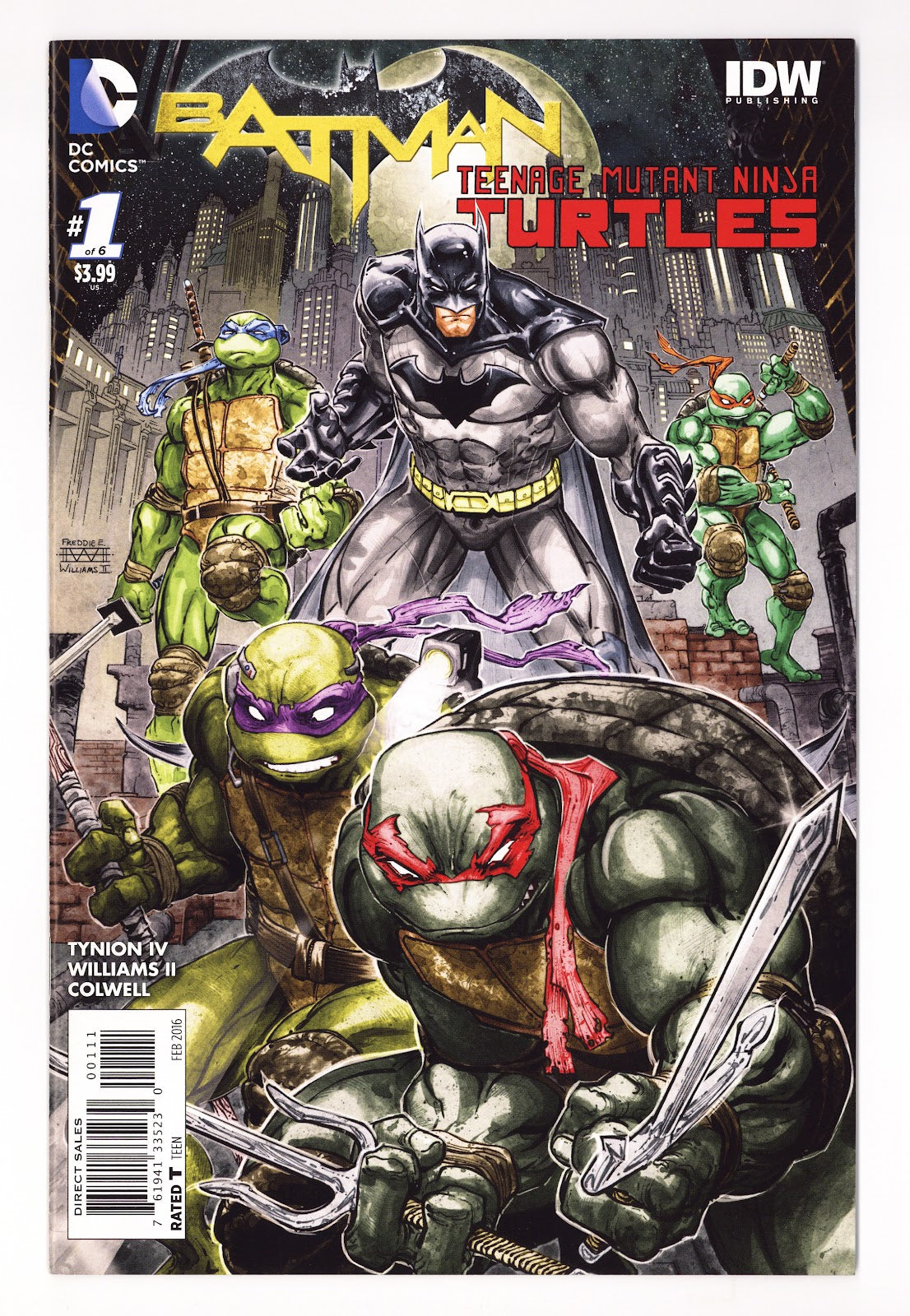 Batman / Teenage Mutant Ninja Turtles   1  High Grade   (2016)     