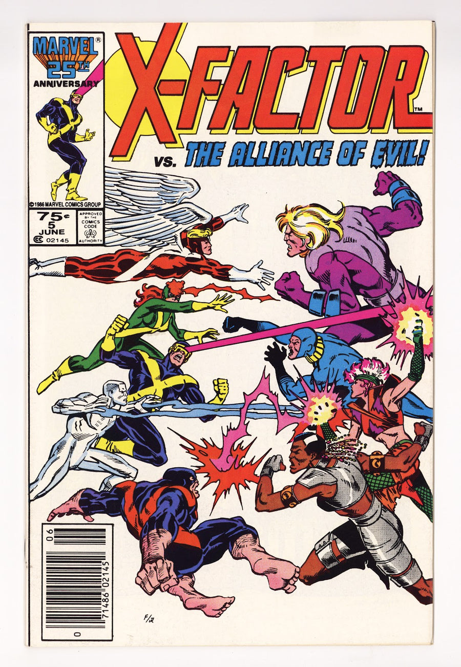 X-Factor Vol 1 5  VF- (7.5)   (1986)   Canadian  