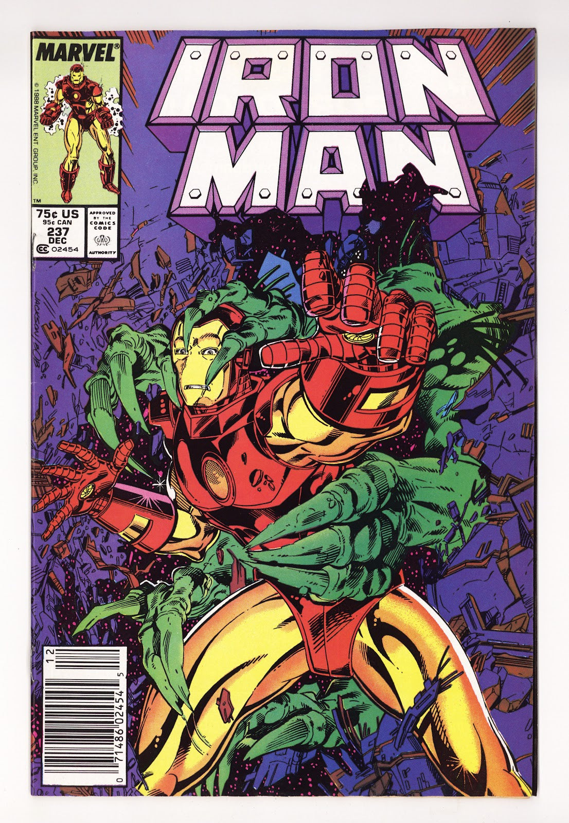 Iron Man Vol 1 237  Mid Grade   (1988)   Newsstand