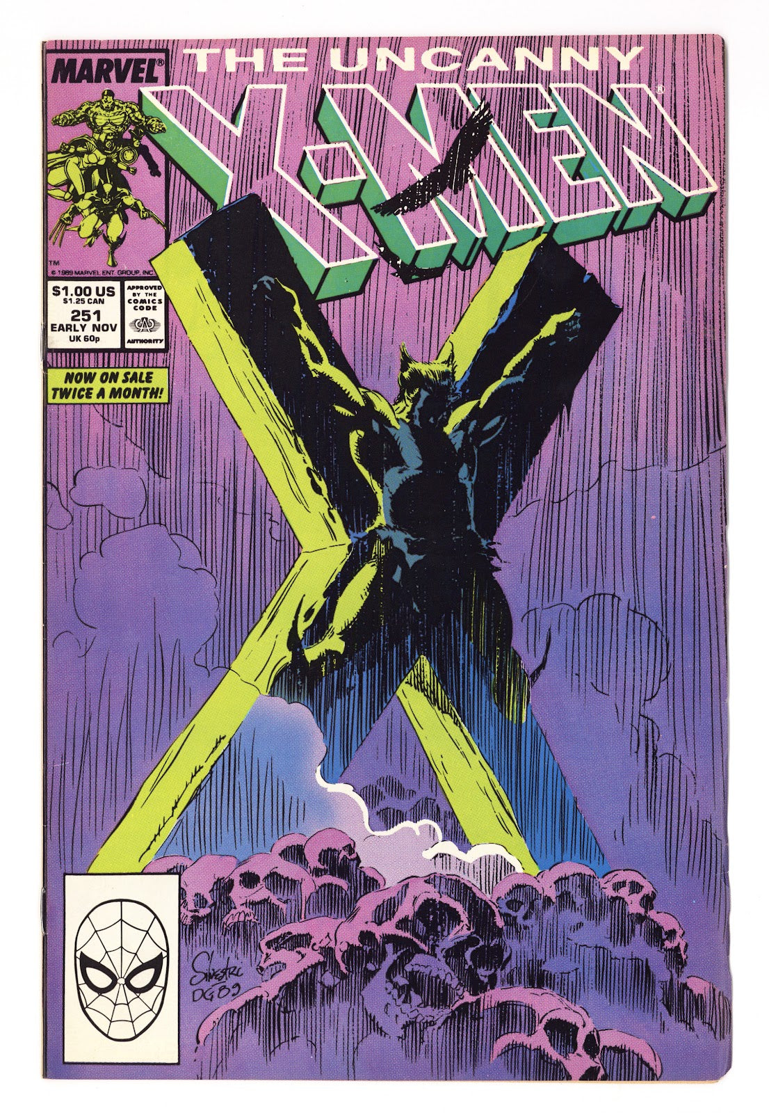 The Uncanny X-Men Vol 1 251  FN/VF (7.0)   (1989)     