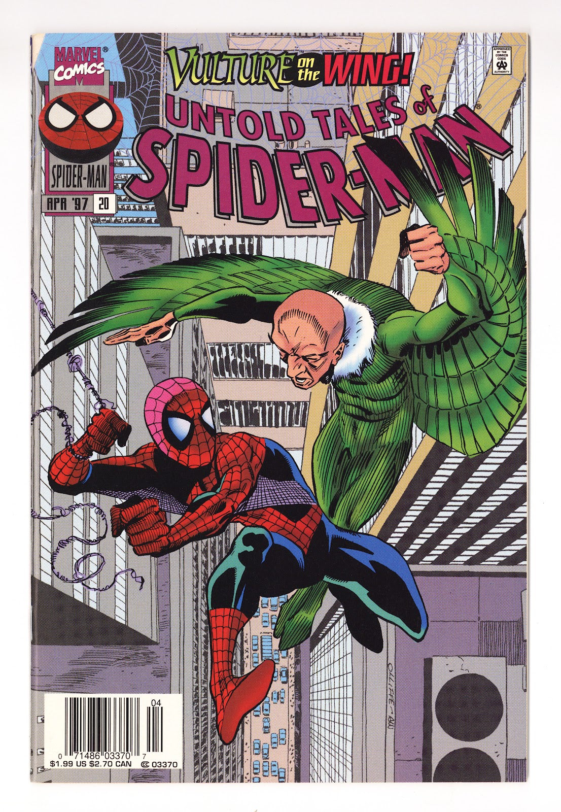 Untold Tales of Spider-Man 20 High Grade (1997) 