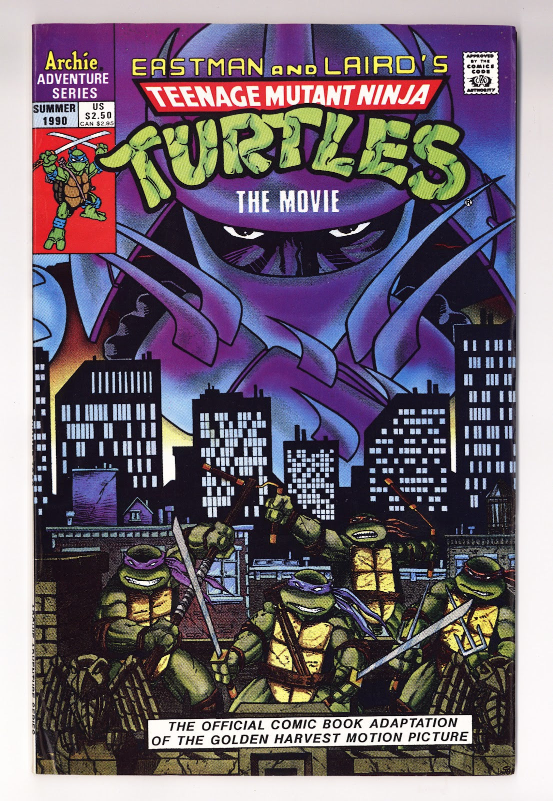 Teenage Mutant Ninja Turtles Adventures [Movie Adaptation]   [nn]  FN/VF (7.0)   (1990)     