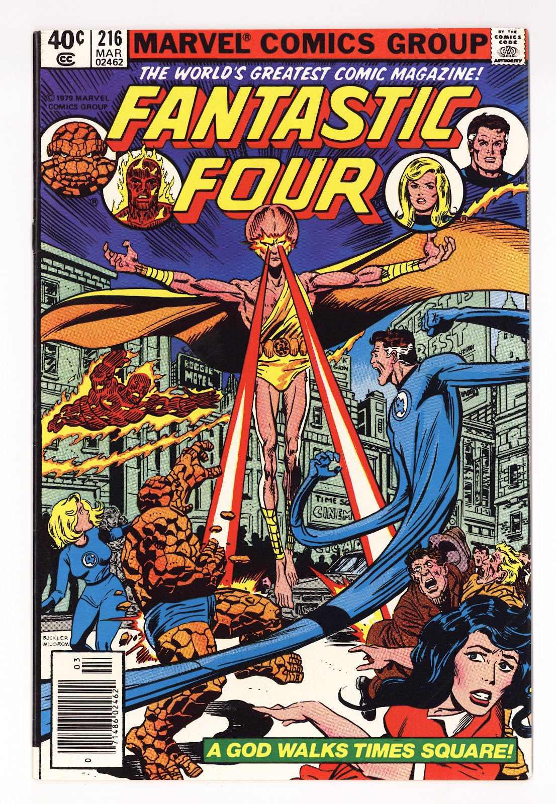 Fantastic Four Vol 1 216 High Grade (1980) Newsstand 