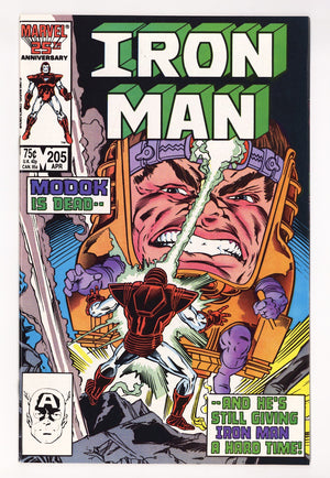 Iron Man Vol 1 205 High Grade (1986)