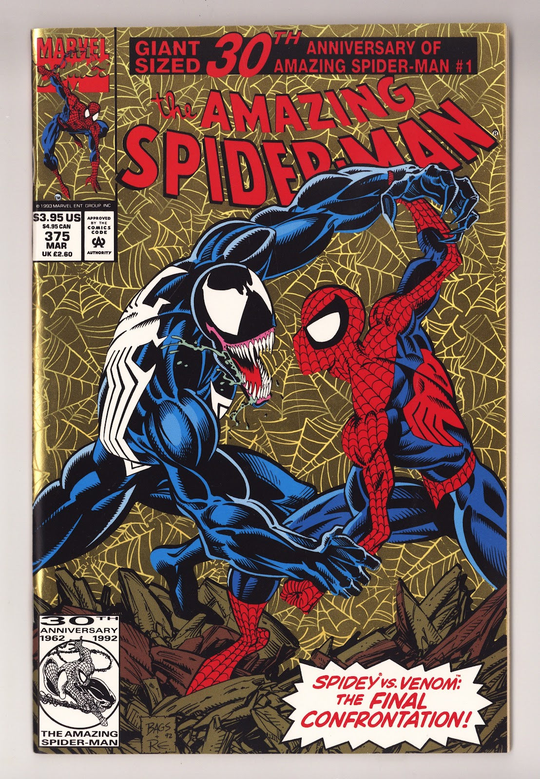 The Amazing Spider-Man Vol 1 375 VF/NM (9.0) (1993)  