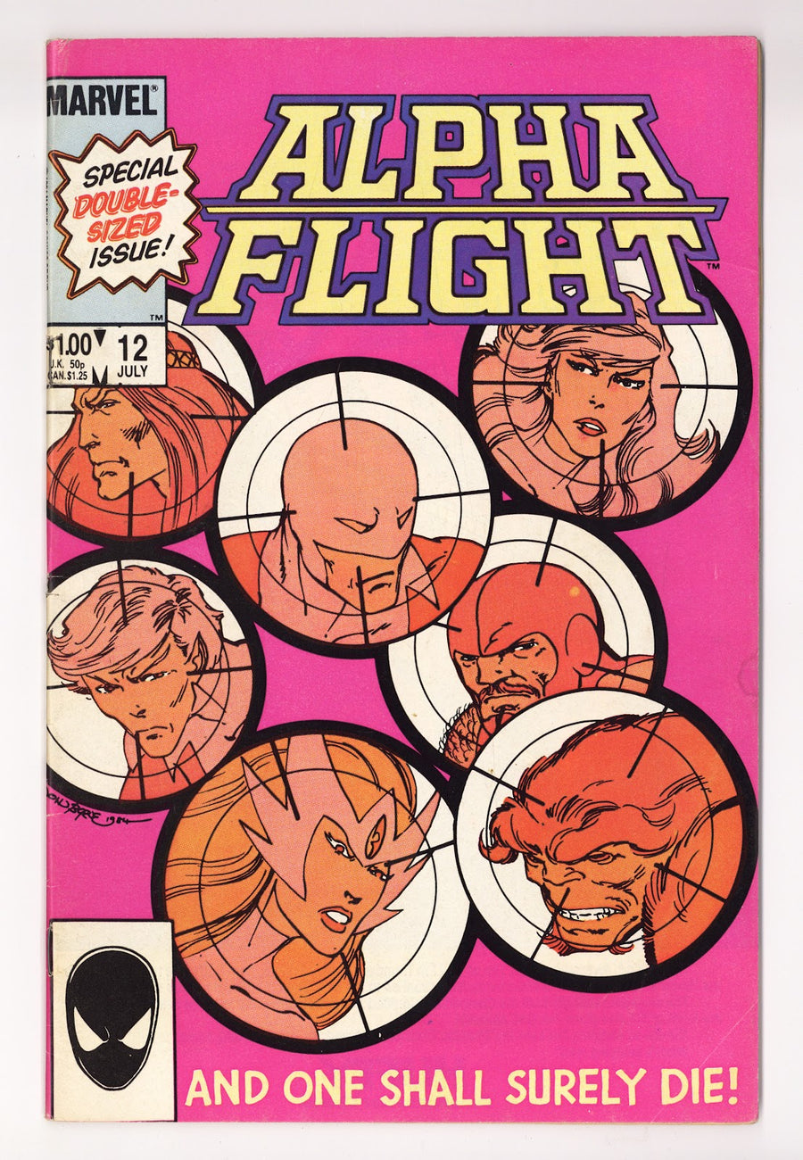Alpha Flight Vol 1 12 Mid Grade (1984) Direct 