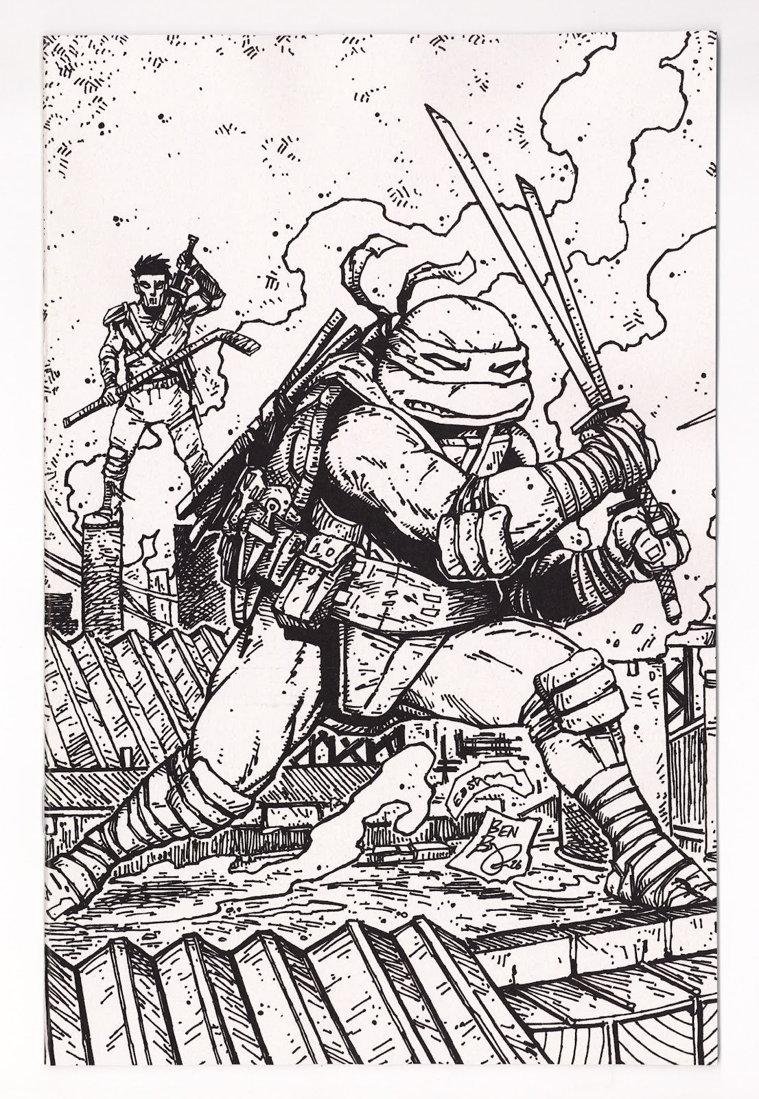 Teenage Mutant Ninja Turtles Vol 6 21 B&W Virgin Incentive NM- (9.2) NM- (9.2) (2026)