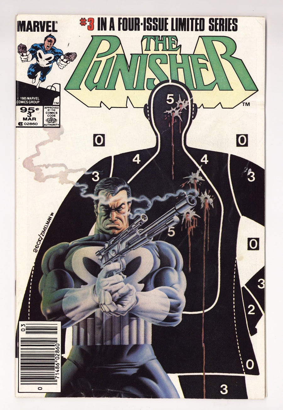 The Punisher Vol 1 3  Low Grade   (1986)   Canadian Price Variant