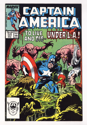 Captain America Vol 1 329 High Grade (1987)