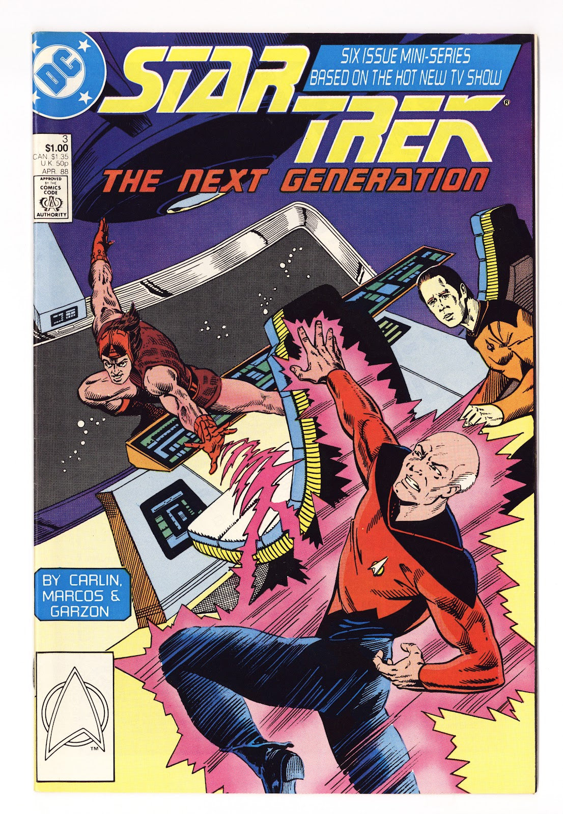 Star Trek: The Next Generation Vol 1 3  Mid Grade   (1988)