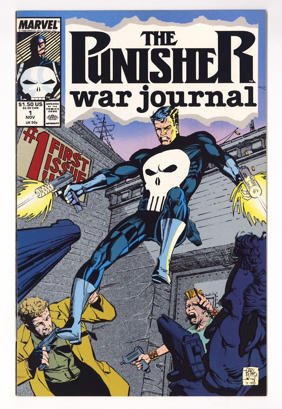 The Punisher War Journal Vol 1 1  VF (8.0)   (1988)     