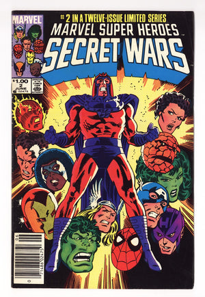 Marvel Super-Heroes Secret Wars Vol 1 2 FN (6.0) (1984) Canadian Price Variant