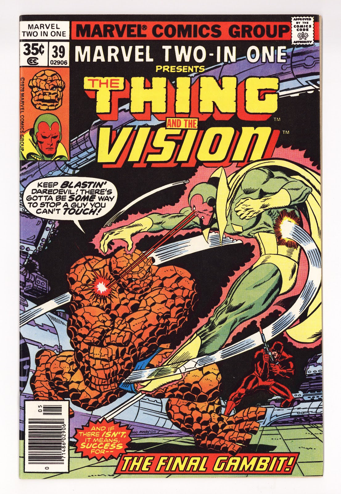 Marvel Two-in-One Vol 1 39  Mid Grade   (1978)     