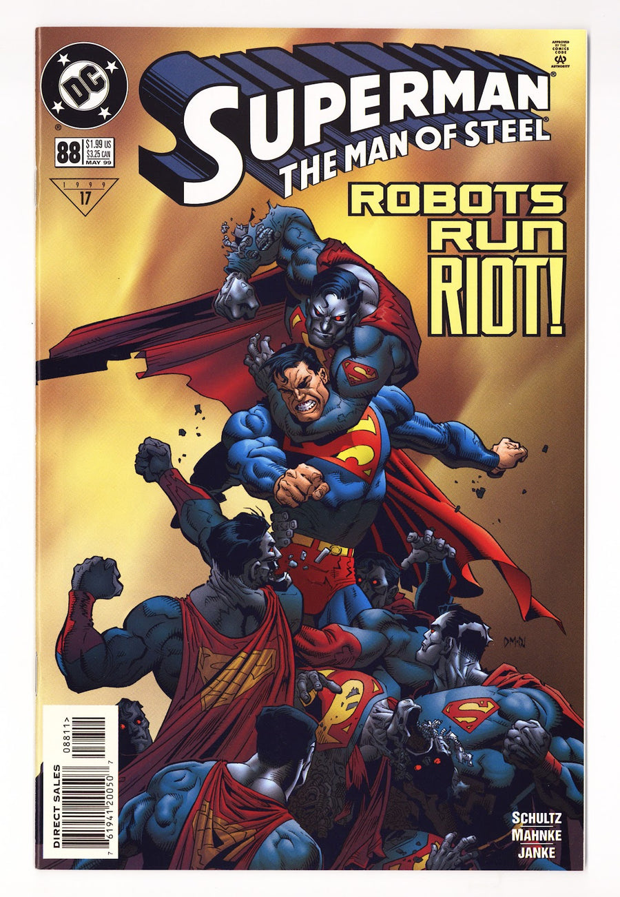 Superman: The Man of Steel   88  High Grade   (1999) Sales     