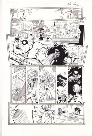 Teen Titans Go! 52 Pg. 18 Original Art by Alexander Serra (2008)