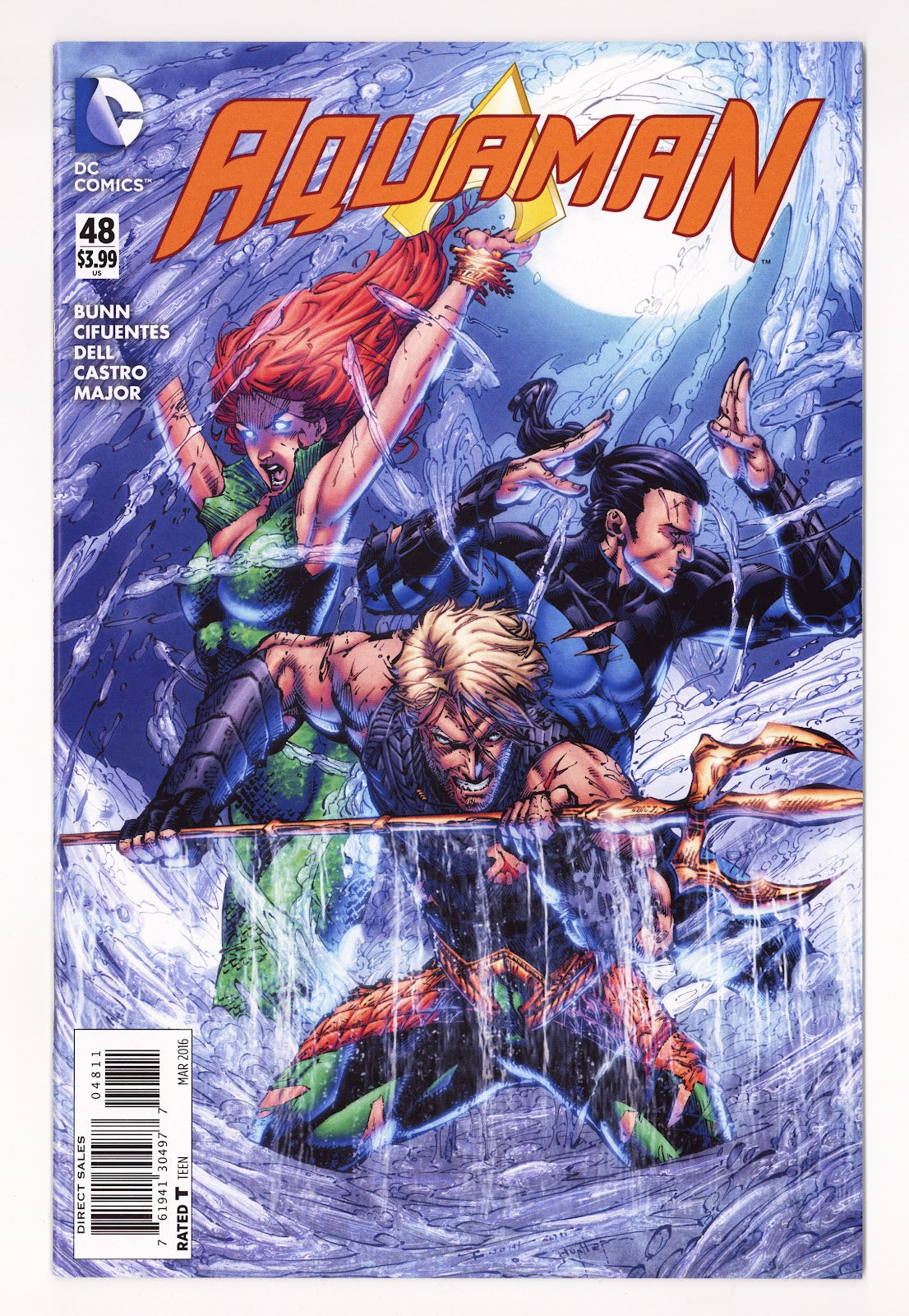 Aquaman Vol 7 48 High Grade (2016) Direct Sales 