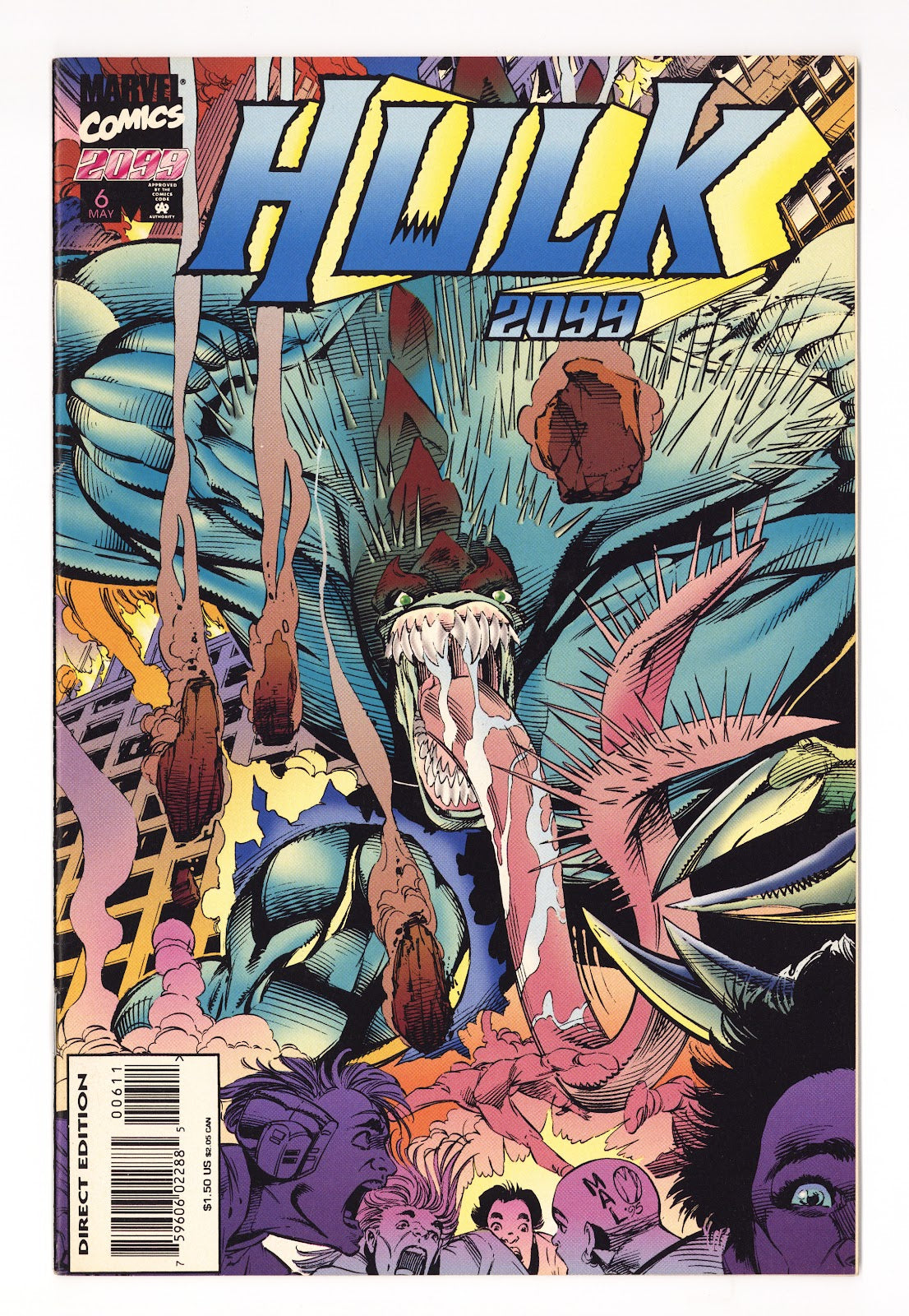 Hulk 2099   6  Mid Grade   (1995)
